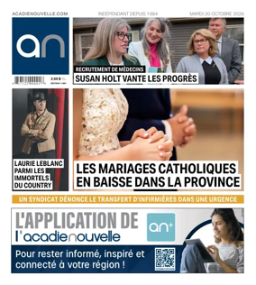 Cover of Acadie Nouvelle