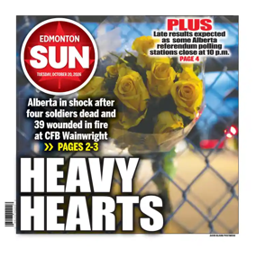 Cover of Edmonton Sun