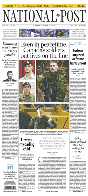 Cover of National Post - (Latest Edition)
