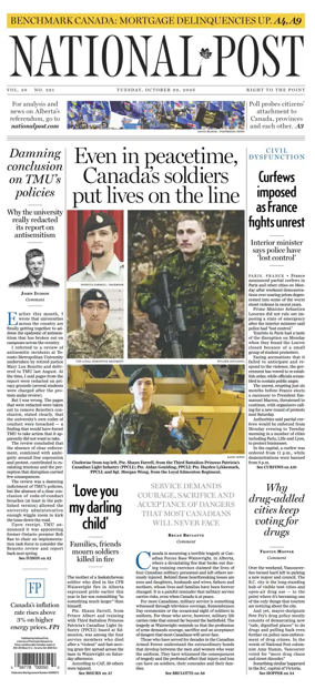 Cover of National Post - (National Edition)