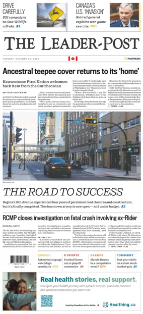 Cover of Regina Leader-Post