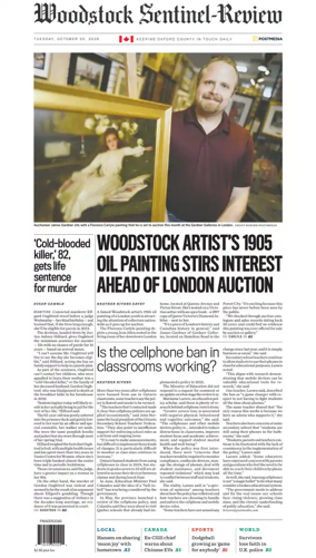 Cover of Sentinel-Review (Woodstock)