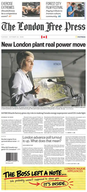 Cover of The London Free Press