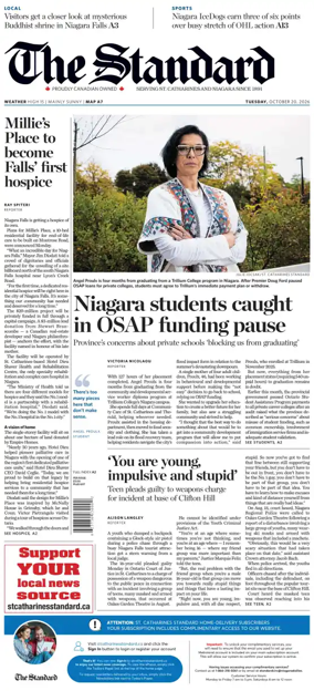 Cover of The Standard (St. Catharines)