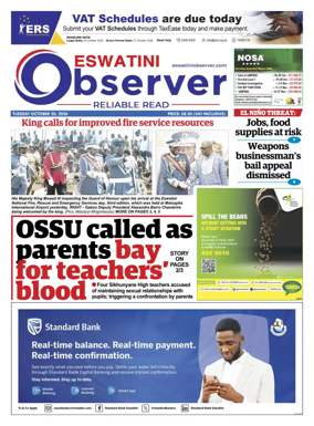 Cover of Eswatini Observer