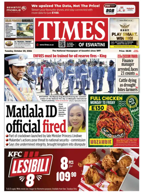 Cover of Times of Eswatini