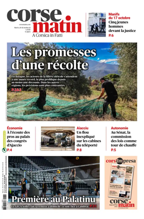 Cover of Corse Matin