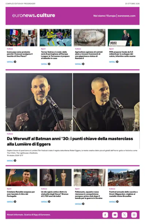 Cover of Euronews Culture and Sport (Italian)