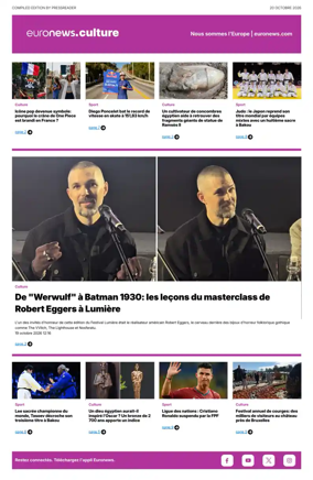 Cover of Euronews Culture (French)