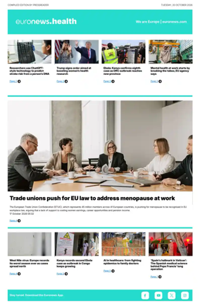 Cover of Euronews Health (English) Compiled Edition