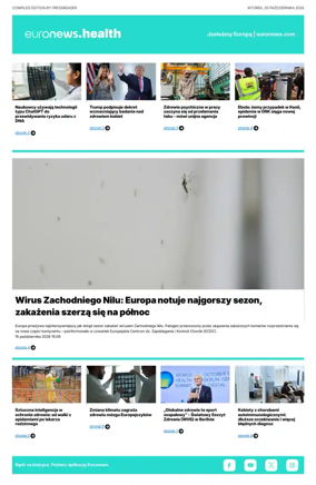 Cover of Euronews Health (Polish)