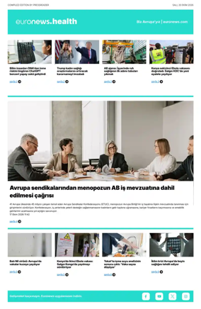 Cover of Euronews Health (Turkish) Compiled Edition