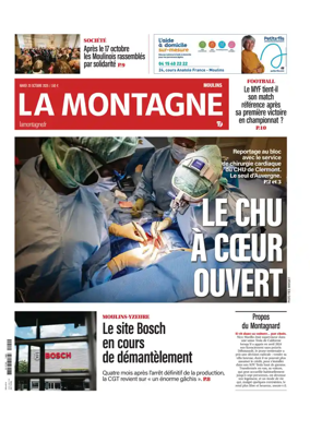 Cover of La Montagne (Moulins)