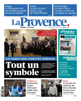 Cover of La Provence Aubagne-La Ciotat