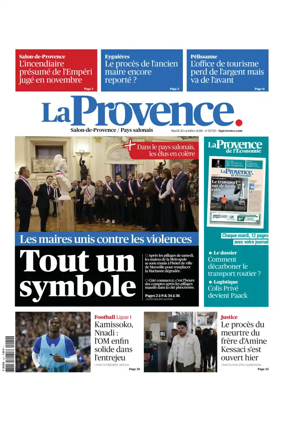 Cover of La Provence Salon-de-Provence / Pays salonais
