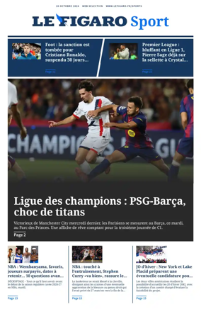 Cover of Le Figaro Sport