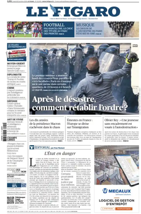 Cover of Le Figaro