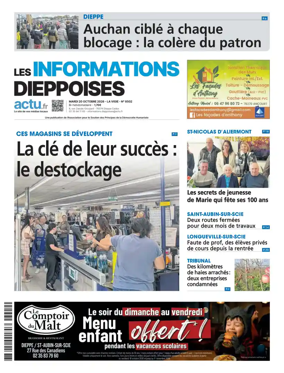 Cover of Les Informations Dieppoises