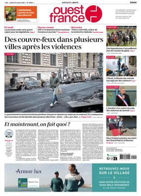Cover of Ouest France (Dinan)