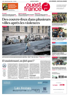 Cover of Ouest France (Les Herbiers / Montaigu)