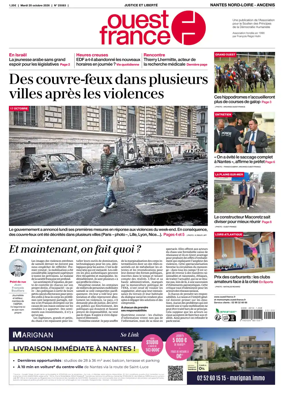 Cover of Ouest France (Nantes Nord-Loire - Ancenis)