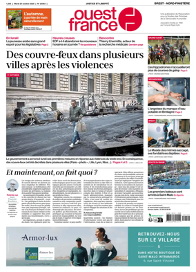 Cover of Ouest France (Nord-Finistere)