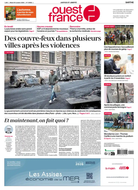 Cover of Ouest France (Sarthe)