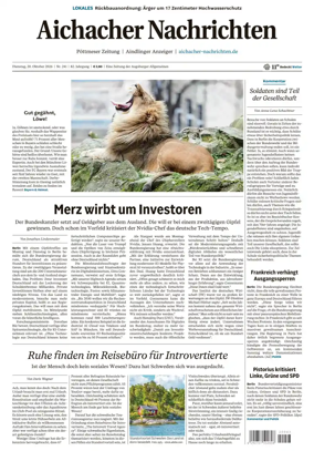 Cover of Aichacher Nachrichten