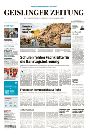 Cover of Geislinger Zeitung