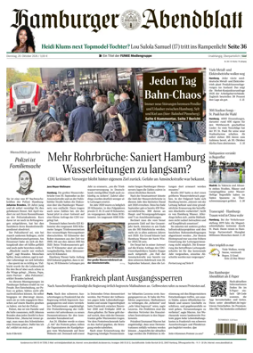 Cover of Hamburger Abendblatt (Harburg)