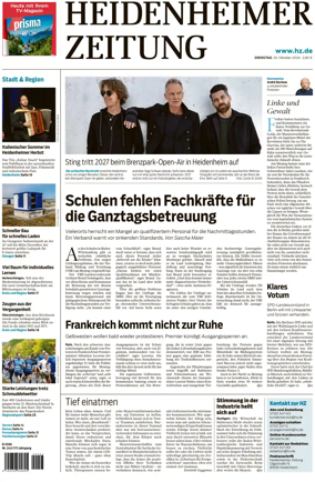 Cover of Heidenheimer Zeitung