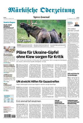 Cover of Markische Oderzeitung Erkner