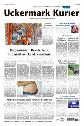 Cover of Prenzlauer Zeitung
