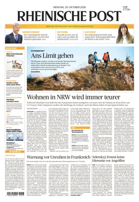Cover of Rheinische Post – Dusseldorf Stadt
