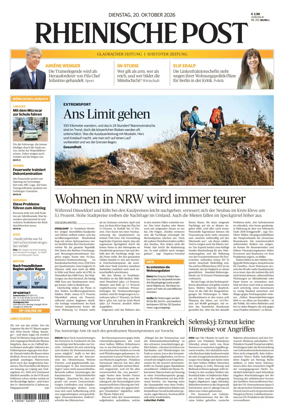 Cover of Rheinische Post - Monchengladbach and Korschenbroich