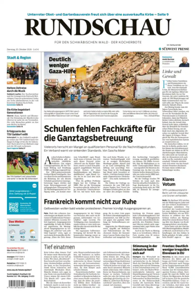 Cover of Rundschau fur den Schwabischen Wald – Der Kocherbote