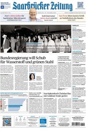 Cover of Saarbruecker Zeitung