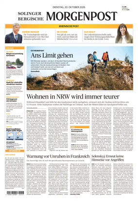 Cover of Solinger Bergische Morgenpost/Remscheid