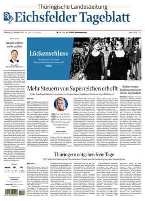 Cover of Thuringische Landeszeitung (Eichsfeld)