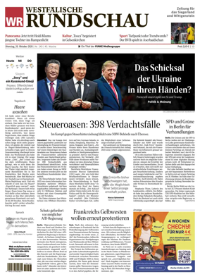 Cover of Westfalische Rundschau (Siegen)