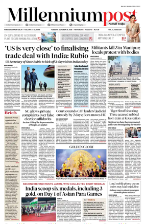 Cover of Millennium Post