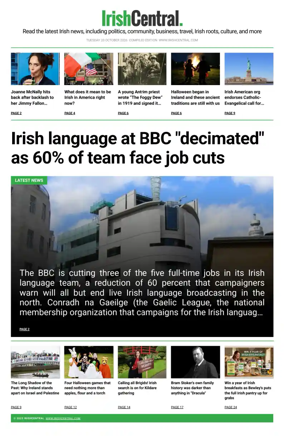 Cover of Irish Central