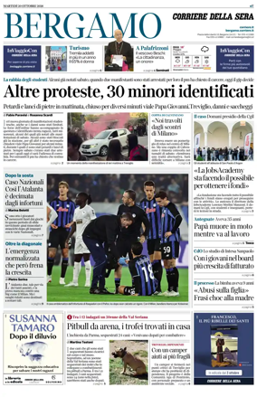 Cover of Corriere della Sera (Bergamo)