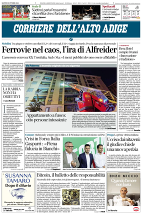 Cover of Corriere dell'Alto Adige