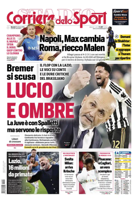 Cover of Corriere dello Sport