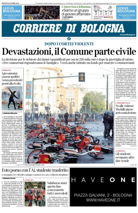 Cover of Corriere di Bologna