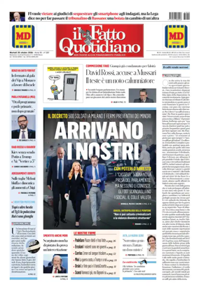 Cover of Il Fatto Quotidiano