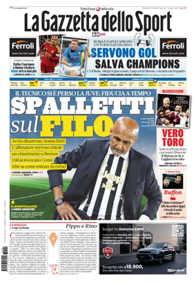 Cover of La Gazzetta dello Sport - Roma