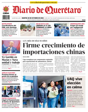 Cover of Diario de Queretaro