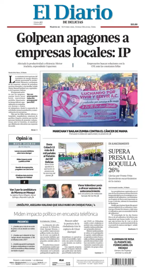 Cover of El Diario de Delicias